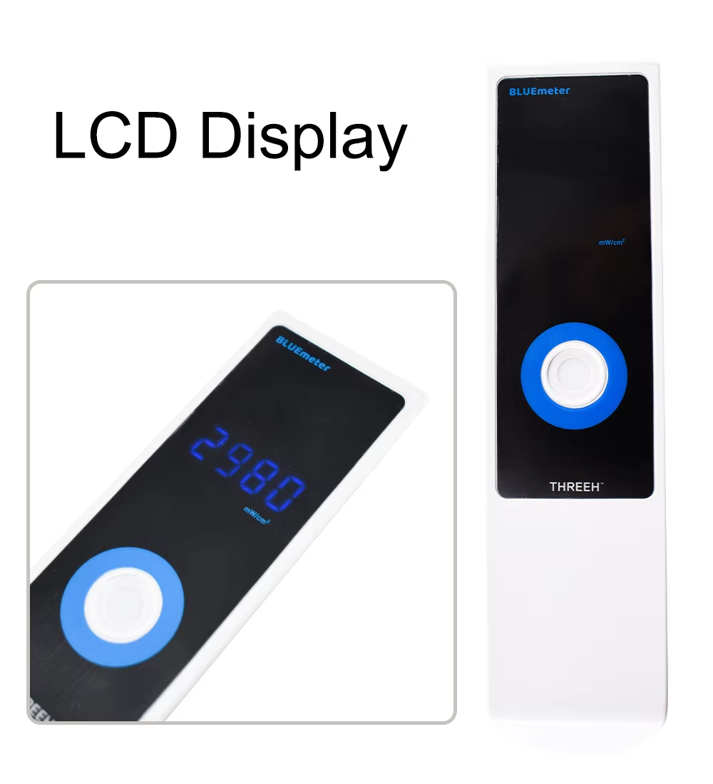 Dental Digital Curing Light Meter LED Radiometer with Backlit LCD
